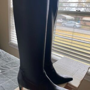 Sleek Black Over the Knee Women's Boots